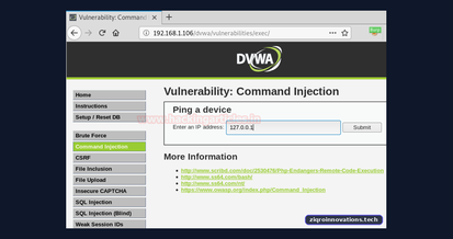 Command Injection to Meterpreter using Commix